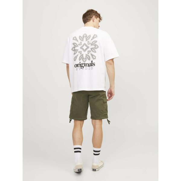 Ανδρική Βερμούδα Cargo Jack & Jones Relaxed fit 12253122 Χακί - Image 3