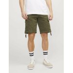 Ανδρική Βερμούδα Cargo Jack & Jones Relaxed fit 12253122 Χακί - Image 4