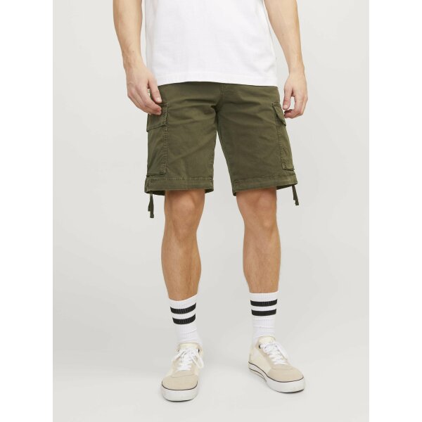 Ανδρική Βερμούδα Cargo Jack & Jones Relaxed fit 12253122 Χακί - Image 4