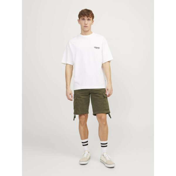 Ανδρική Βερμούδα Cargo Jack & Jones Relaxed fit 12253122 Χακί - Image 5