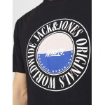 Ανδρική Μπλούζα Κοντομάνικη  Jack  & Jones 12250411 Μαύρο - Image 4