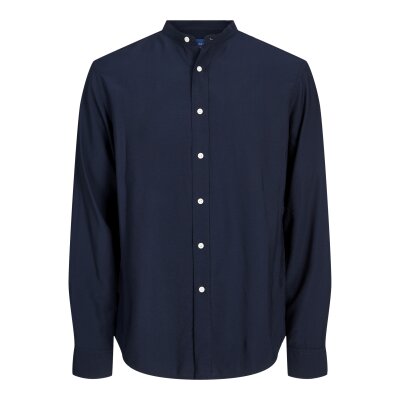 Ανδρικό Πουκάμισο Μαο Comfort Jack & Jones 12254119 Μπλε