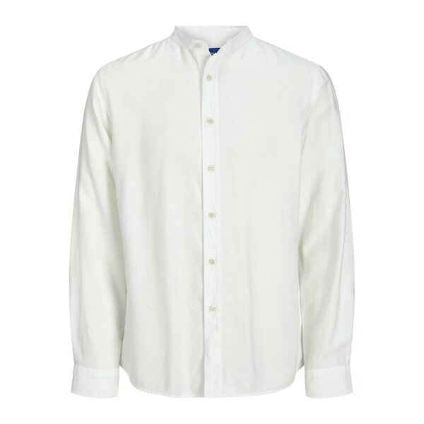 JACK&JONES_Springsummer_4454399_12254119 Ανδρικό Πουκάμισο Μαο Comfort Jack & Jones 12254119 Λευκό - Image 1