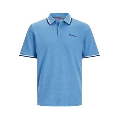 Ανδρικό Polo PLUS SIZE Jack & Jones 12254871 Γαλάζιο
