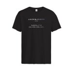 Ανδρική Μπλούζα Κοντομάνικη Jack & Jones 12256771 Μαύρο
