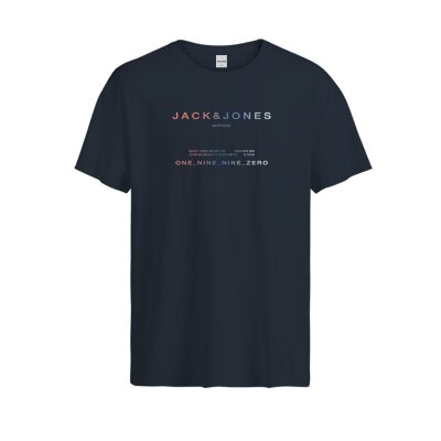 Ανδρική Μπλούζα Κοντομάνικη  Jack  & Jones 12256771 Μπλε