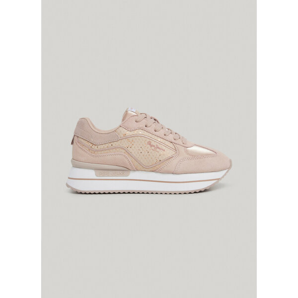 PLS40002_306_01_FL Γυναικείο παπούτσι Pepe jeans Combined Platform Trainers Rusper Gala PLS40002-306 - Image 1