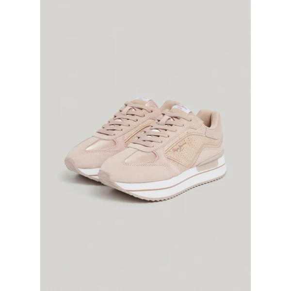 Γυναικείο παπούτσι Pepe jeans  Combined Platform Trainers Rusper Gala PLS40002-306 - Image 3
