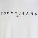 Ανδρική Μπλούζα TOMMY JEANS LINEAR LOGO DM0DM17993 Λευκό - Image 4