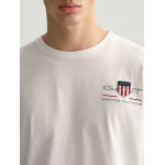 Ανδρική Μπλούζα GANT REG ARCHIVE SHIELD EMB 2067004 Λευκό - Image 3