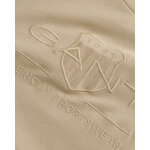 Ανδρική Μπλούζα GANT REG TONAL SHIELD SS 2003140 Μπέζ - Image 2