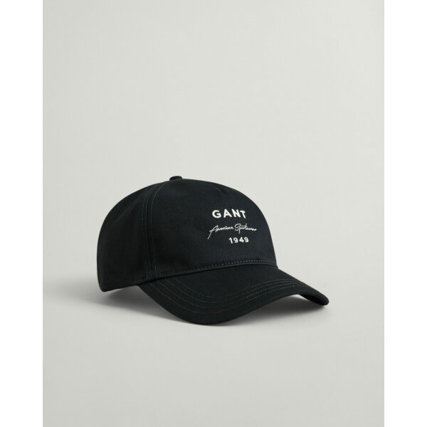 time__1698099904__202401-9900223-005-flat-fv-1 Ανδρικό Καπέλο Gant Script Twill 9900223 Μαύρο - Image 1