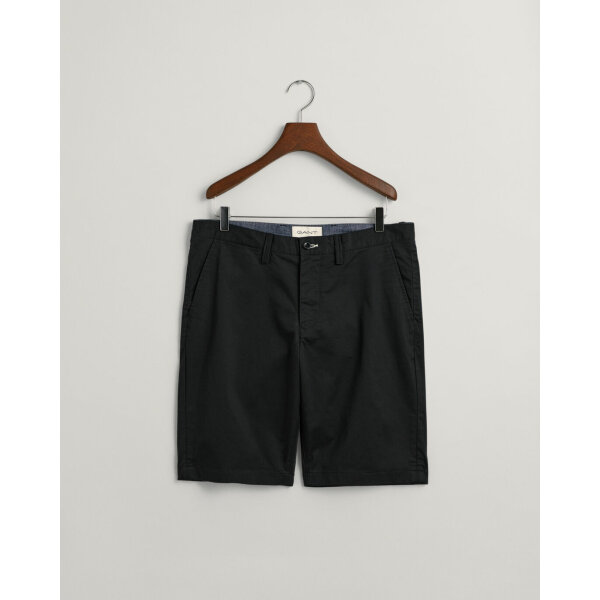 time__1698166206__202401-205066-005-flat-fv-1 Ανδρική Βερμούδα Gant Relaxed Twill 205066 Μαύρο - Image 1