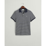 Ανδρική Μπλούζα POLO GANT STRIPED SS PIQUE 2013038 Μπλε