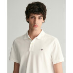 Ανδρικό Polo Gant Shield Pique 2210 Λευκό - Image 2