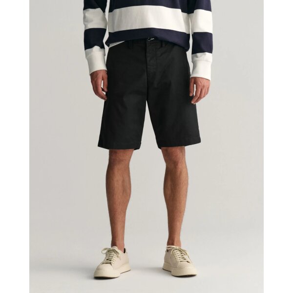 time__1701868530__202401-205066-005-crmodel-fv-1 Ανδρική Βερμούδα Gant Relaxed Twill 205066 Μαύρο - Image 4