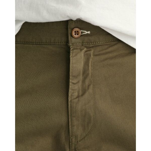 Ανδρική Βερμούδα Gant Cargo Relaxed Twill 205069 Χακί - Image 6