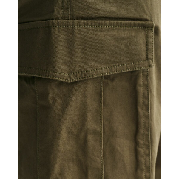 Ανδρική Βερμούδα Gant Cargo Relaxed Twill 205069 Χακί - Image 8