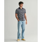 Ανδρική Μπλούζα POLO GANT STRIPED SS PIQUE 2013038 Μπλε - Image 4