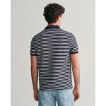 Ανδρική Μπλούζα POLO GANT STRIPED SS PIQUE 2013038 Μπλε - Image 2