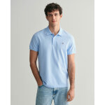 Ανδρικό Polo Gant Shield Pique 2210 Γαλάζιο - Image 3