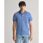 Ανδρική Μπλούζα POLO GANT STRIPED SS PIQUE 2013038 Γαλάζιο - Image 2