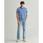 Ανδρική Μπλούζα POLO GANT STRIPED SS PIQUE 2013038 Γαλάζιο - Image 3