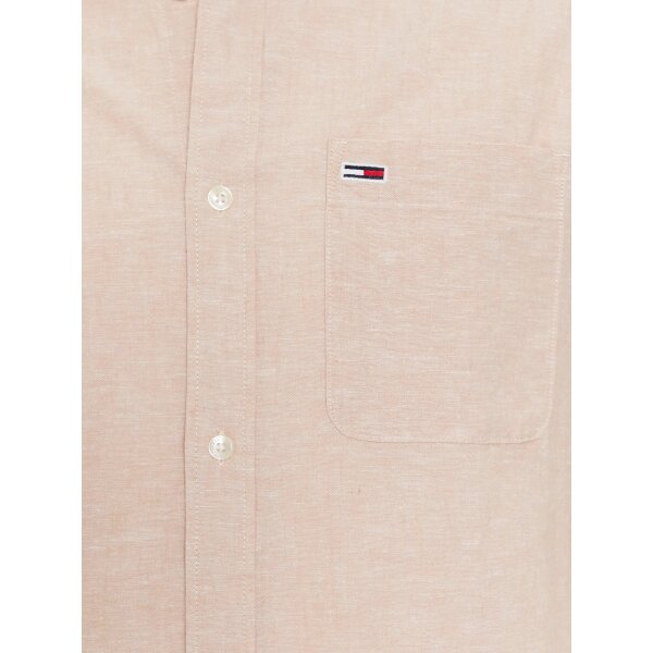 Ανδρικό Πουκάμισο Λινο  TOMMY JEANS DM0DM18962 Εκρού - Image 1