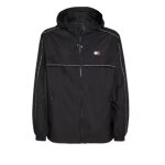 Ανδρικό Μπουφάν TOMMY JEANS CHICAGO TAPE WINDBREAKER DM0DM18697 Μαύρο