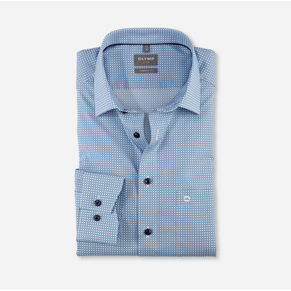 10065411-706x700 Ανδρικό Πουκάμισο OLYMP LUXOR COMFORT FIT 10065411 Γαλάζιο - Image 1