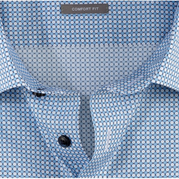 10065411-706x700-3 Ανδρικό Πουκάμισο OLYMP LUXOR COMFORT FIT 10065411 Γαλάζιο - Image 3