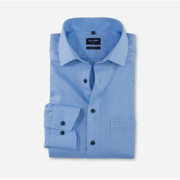12045411-706x700 Ανδρικό Πουκάμισο OLYMP MODERN FIT 12045411 Γαλάζιο - Image 1