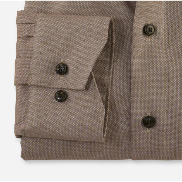 12045422-706x700-4 Ανδρικό Πουκάμισο OLYMP MODERN FIT 12045422 Καφέ - Image 4