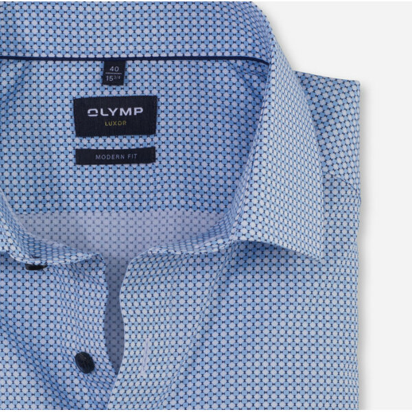 12065411-706x700-1 Ανδρικό Πουκάμισο OLYMP MODERN FIT 12065411 Γαλάζιο - Image 2