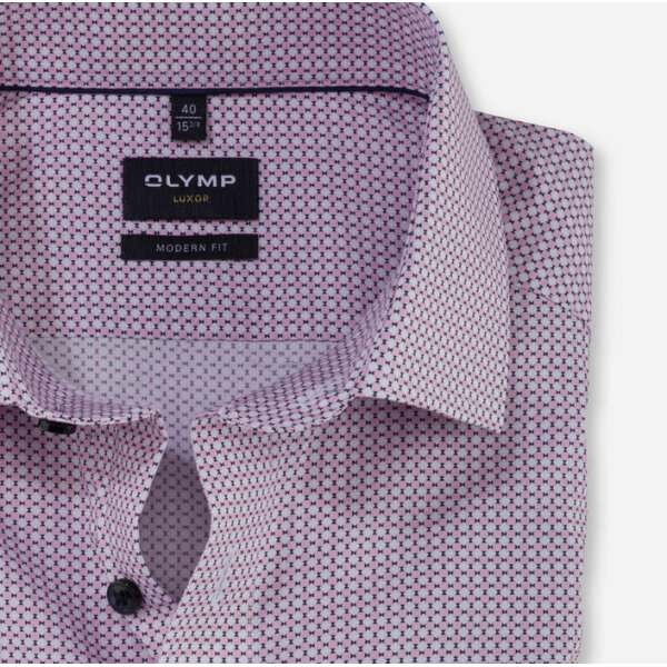 12065430-706x700-1 Ανδρικό Πουκάμισο OLYMP MODERN FIT 12065430 ΡΟΖ - Image 2