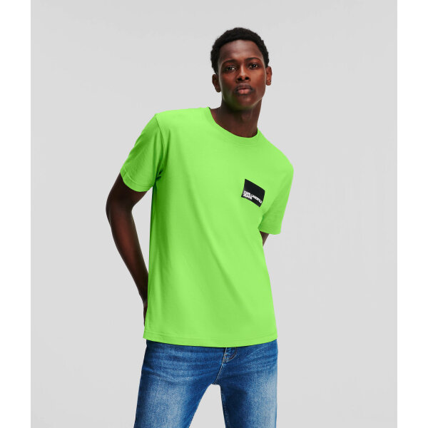 Ανδρική Μπλούζα KARL LAGERFELD REGULAR LOGO 231D1706 Πράσινο - Image 1