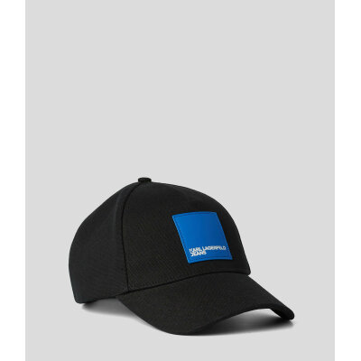 Ανδρικό Καπέλο KARL LAGERFELD JEANS COTTON PATCH CAP 231D3401 Μαύρο