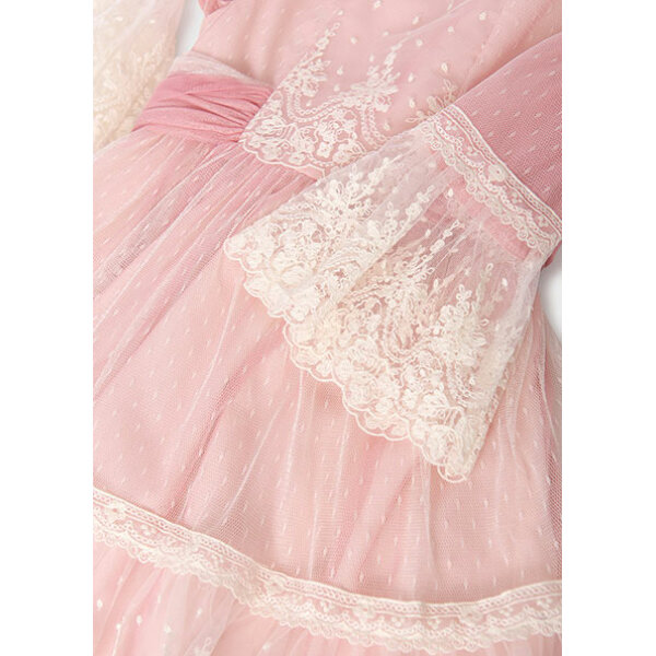 ΠΑΙΔΙΚΟ ΦΟΡΕΜΑ  ΜΕ ΤΟΥΛΙ ΡΠΖ ΚΟΡΙΤΣΙ ABEL & LULA  24-05046-030 - Image 4