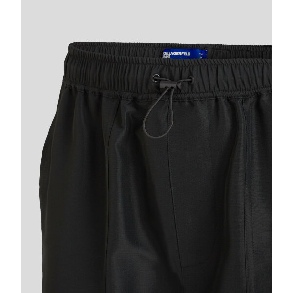 241D1001101_2 Ανδρική Βερμούδα CARGO KARL LAGERFELD JEANS UTILITY 241D1001 Μαύρο - Image 2