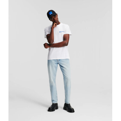 Ανδρικό Παντελόνι Τζιν TAPERED DENIM 241D1111 Μπλε Ξεθωριασμένο