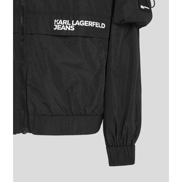 Ανδρικό Μπουφάν KARL LAGERFELD UTILITY ZIP-UP 241D1500 Μαύρο - Image 2