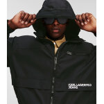 Ανδρικό Μπουφάν KARL LAGERFELD UTILITY ZIP-UP 241D1500 Μαύρο - Image 4