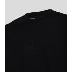 Ανδρική Μπλούζα KARL LAGERFELD MONOGRAM SSLV 241D1705 Μαύρο - Image 2