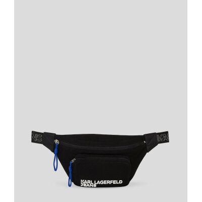 Ανδρική Τσάντα KARL LAGERFELD JEANS CANVAS BUMBAG 241D3032 Μαύρο