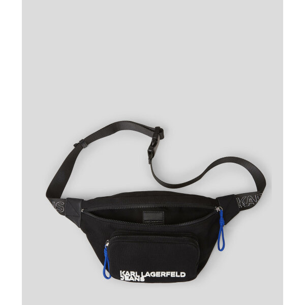 Ανδρική Τσάντα KARL LAGERFELD JEANS CANVAS BUMBAG 241D3032 Μαύρο - Image 5