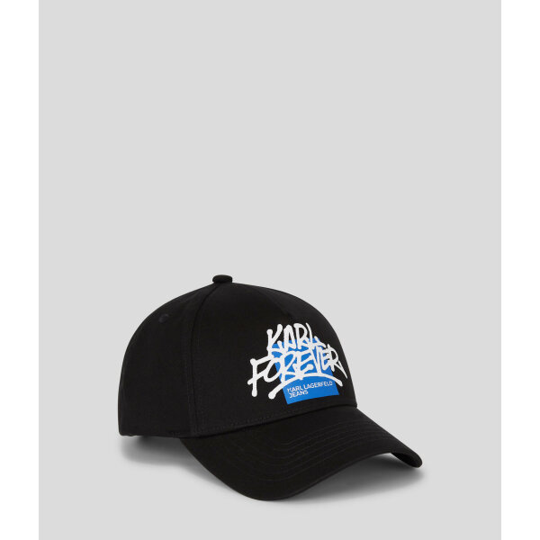 241D3402101_1 Ανδρικό Καπέλο KARL LAGERFELD JEANS CRAPULE2000 CAP 241D3402 Μαύρο - Image 1