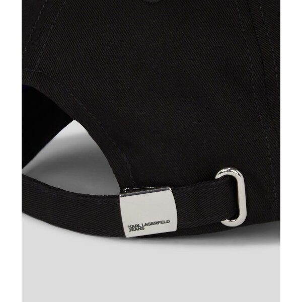Ανδρικό Καπέλο KARL LAGERFELD JEANS CRAPULE2000 CAP 241D3402 Μαύρο - Image 5