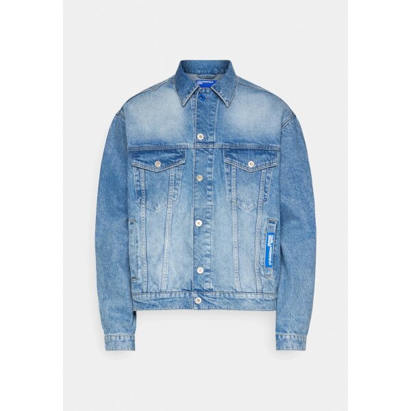 Ανδρικό Μπουφάν Τζιν KARL LAGERFELD LOGO DENIM 241D1401 Μπλε - Image 1