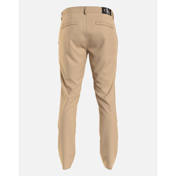 3820ACALV2000014_Biege_2 Ανδρικό Παντελόνι CALVIN KLEIN Slim Stretch Chino J30J325115 Μπεζ - Image 4