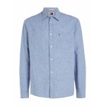 Ανδρικό Πουκάμισο Λινό TOMMY JEANS REG LINEN BLEND DM0DM18962 Γαλάζιο - Image 3
